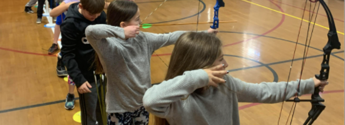 Students in gym